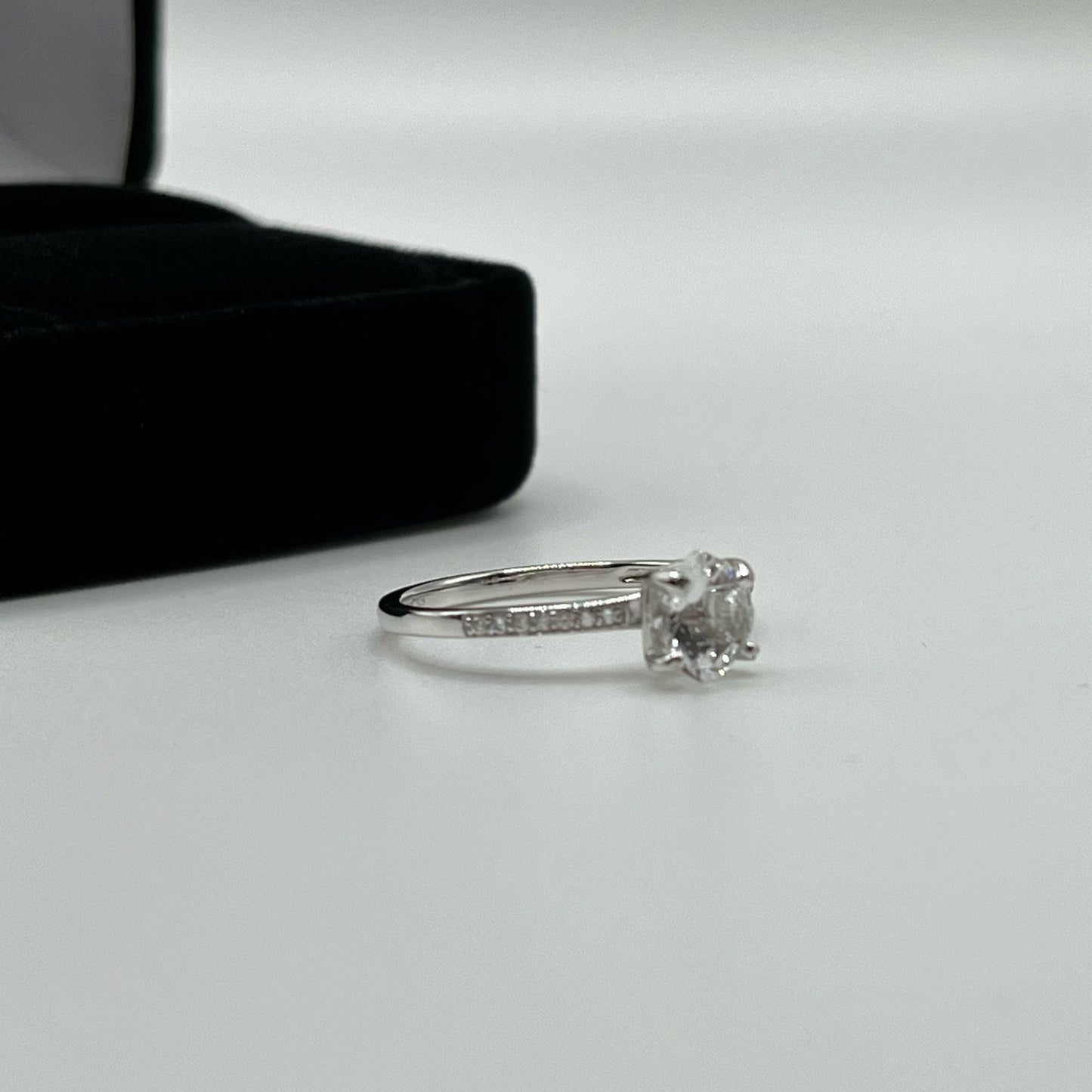 Beautiful 1ctw Cushion Cut White Topaz Ring Sterling Silver Stackable Promise Ring Engagement Ring Anniversary Band