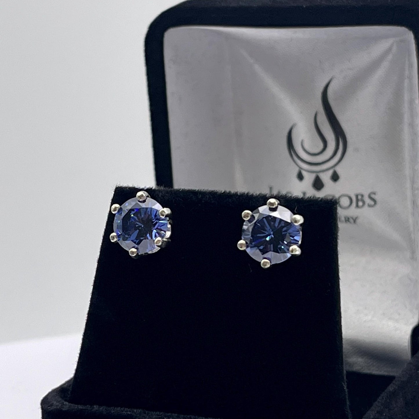 Beautiful 4ct Violet Blue Tanzanite Earrings Stud Sterling Silver Trending Jewelry Gift Tanzanite Jewelry Niece