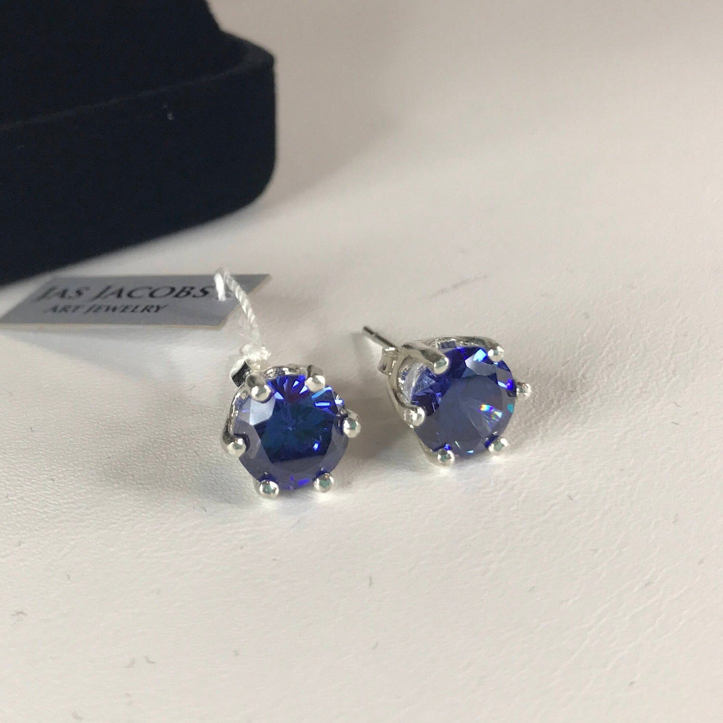 Beautiful 4ct Violet Blue Tanzanite Earrings Stud Sterling Silver Trending Jewelry Gift Tanzanite Jewelry Niece