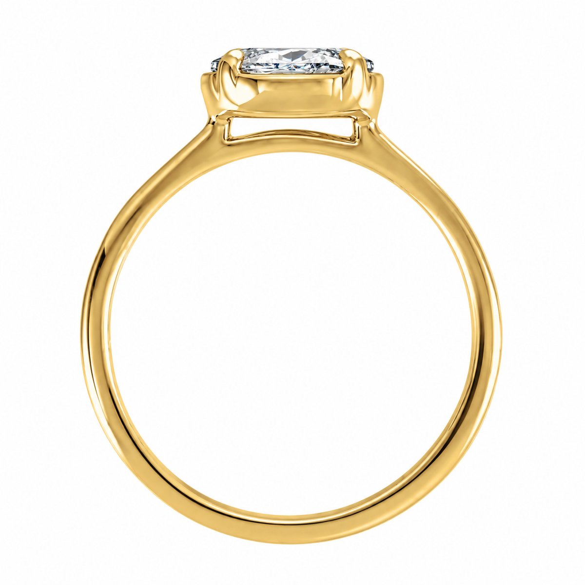 1.25ct Lab Grown Diamond East-West Oval Ring
