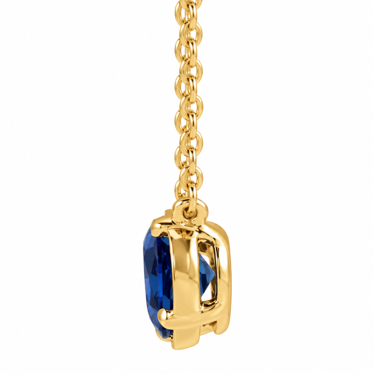 1.5ct Royal Blue Sapphire Necklace