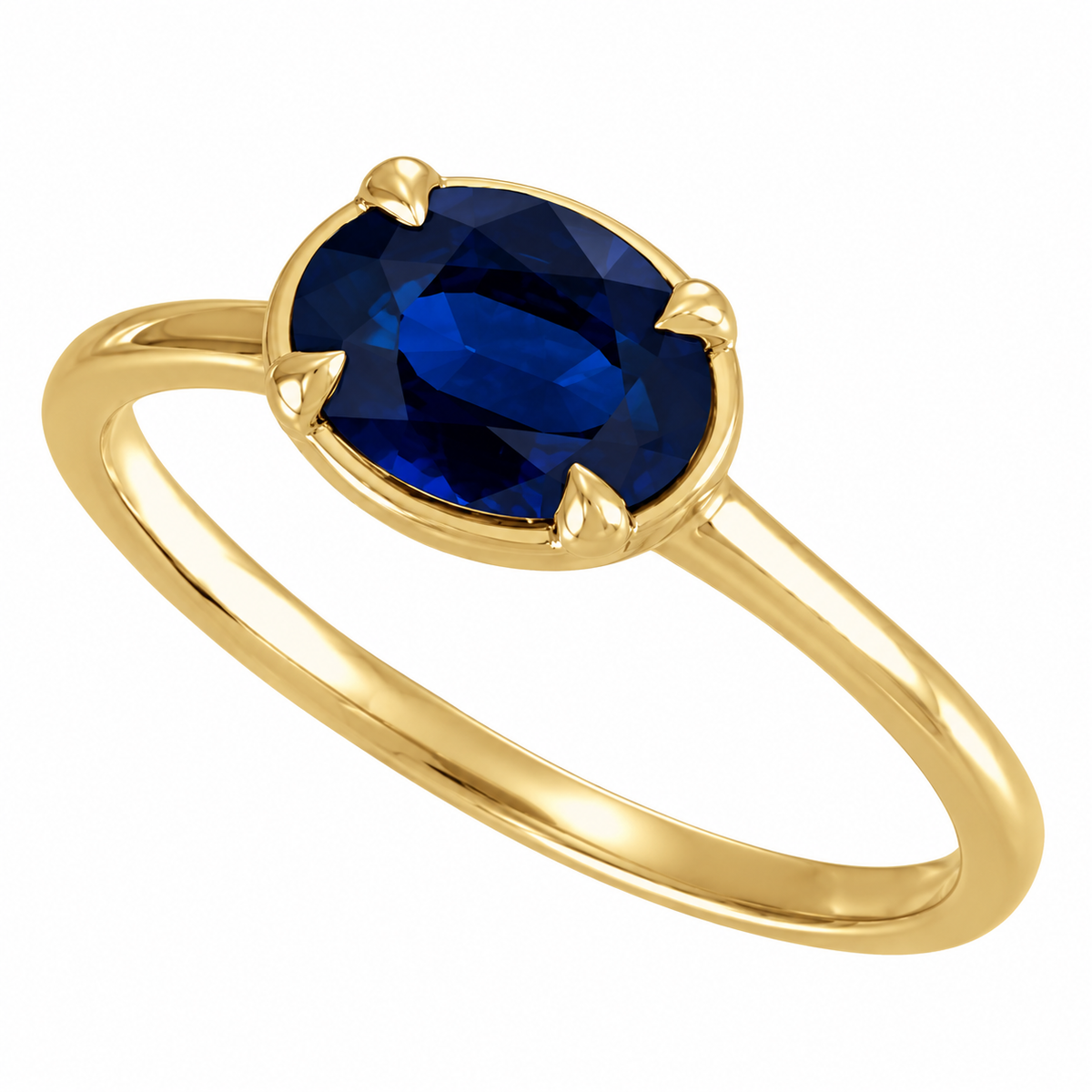 1.5ct Royal Blue Sapphire Ring