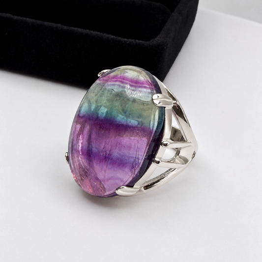 Massive fluorite Ring
