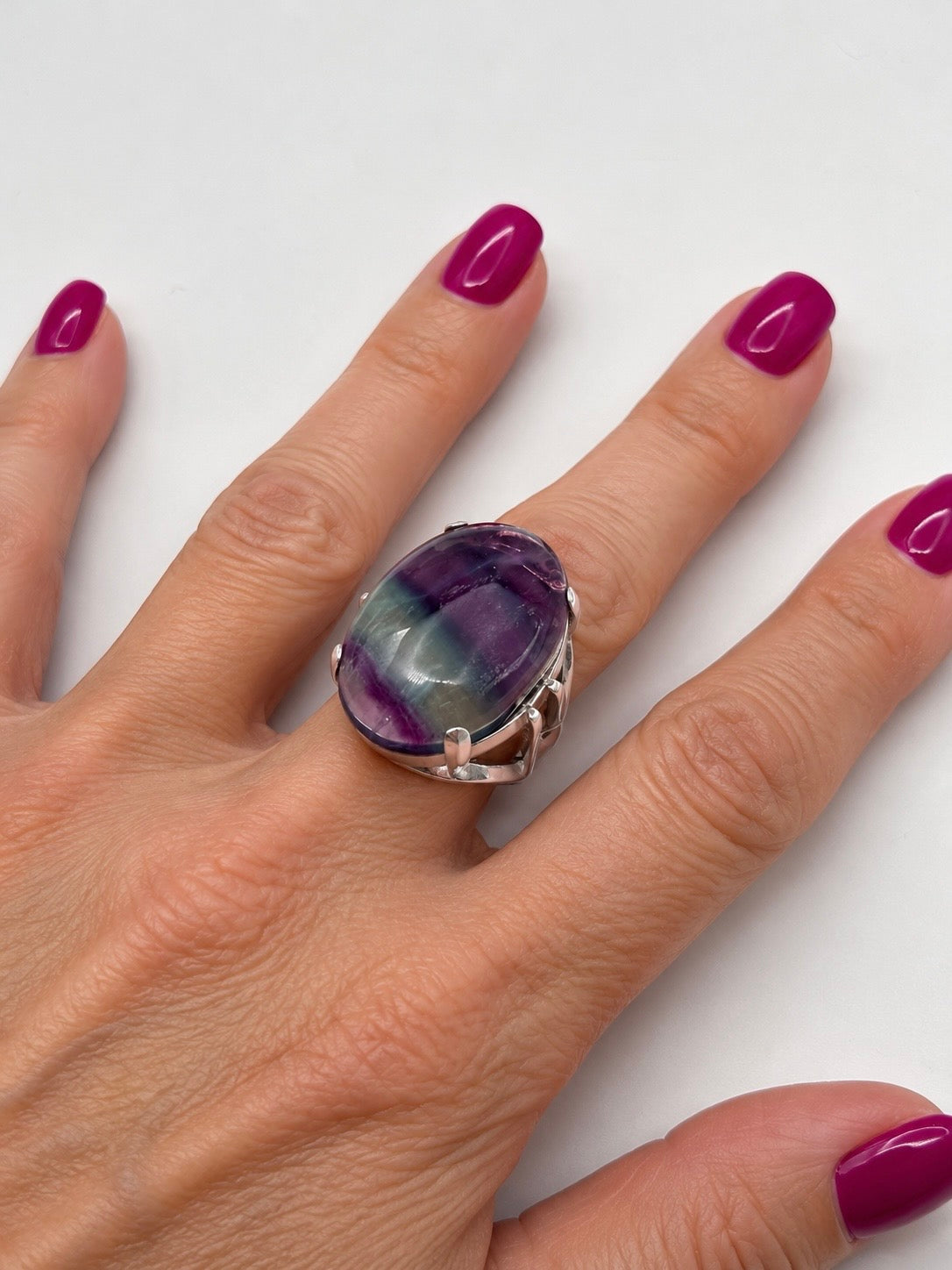 Massive fluorite Ring