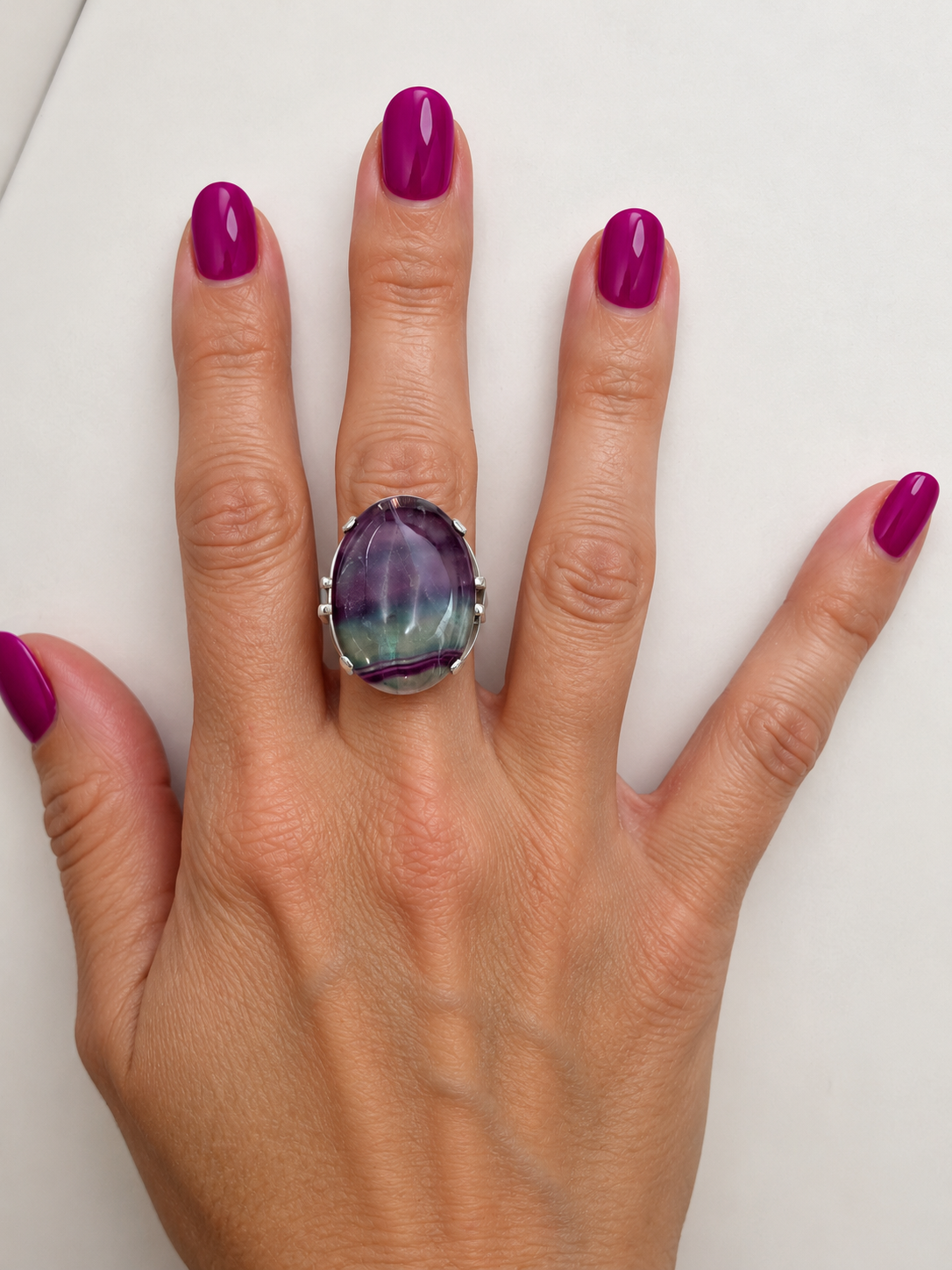 Massive fluorite Ring