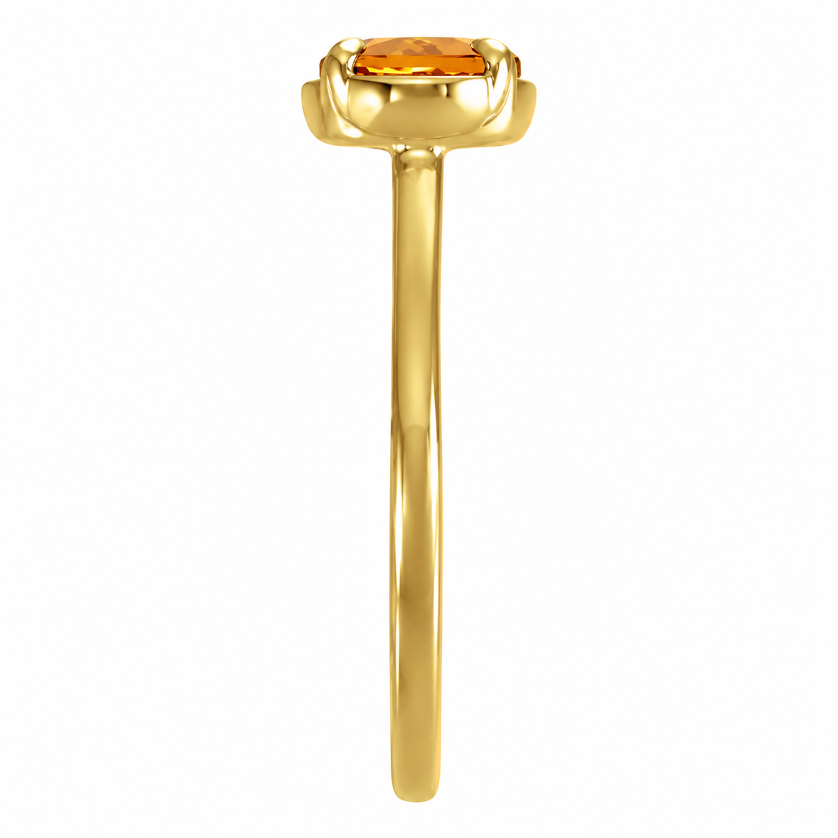 1.2ct Natural Citrine Ring – East-West