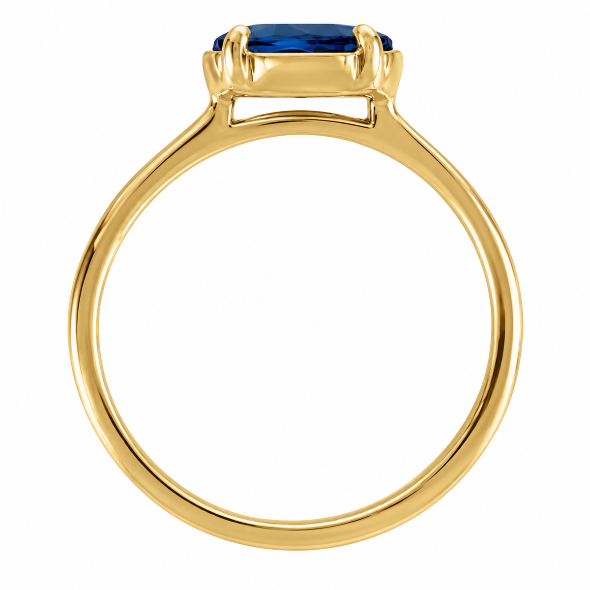 1.5ct Royal Blue Sapphire Ring