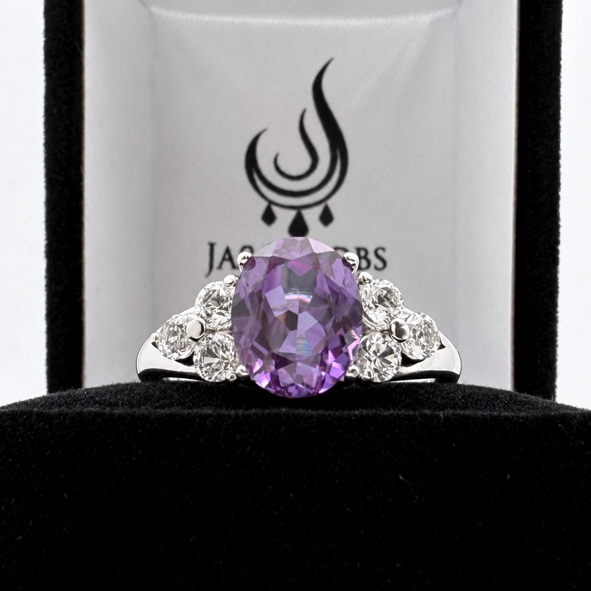 3.78ctw Color Change Alexandrite Sapphire Victorian Style Ring