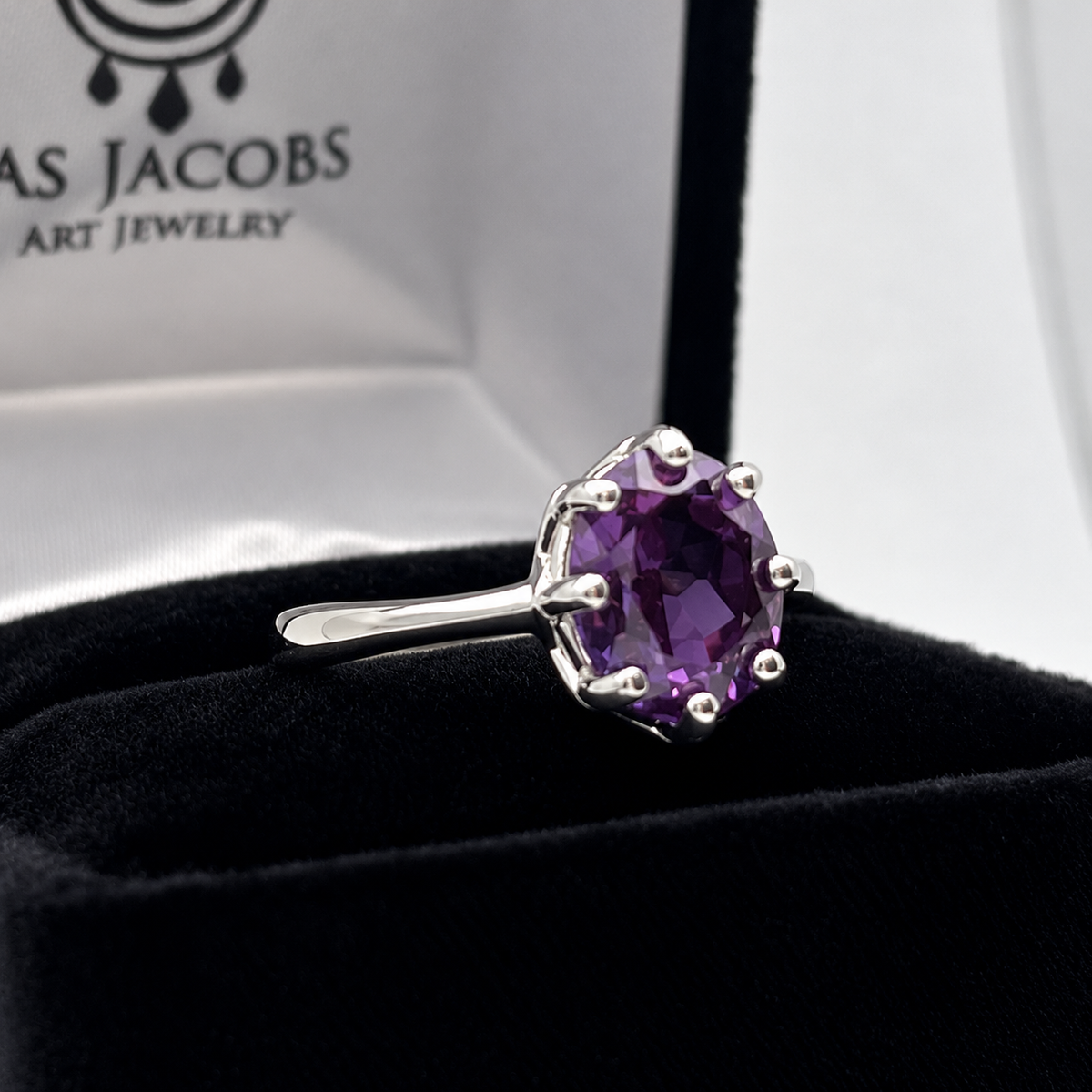 3ct Oval Cut Color Change Alexandrite Sapphire Ring – Art Deco Inspired