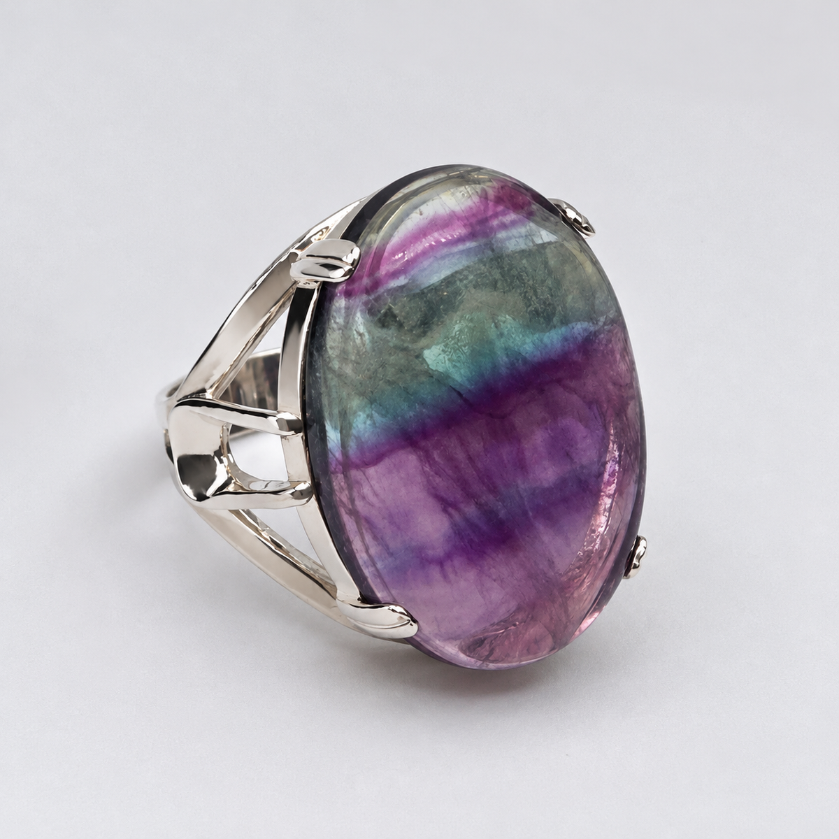 Massive fluorite Ring