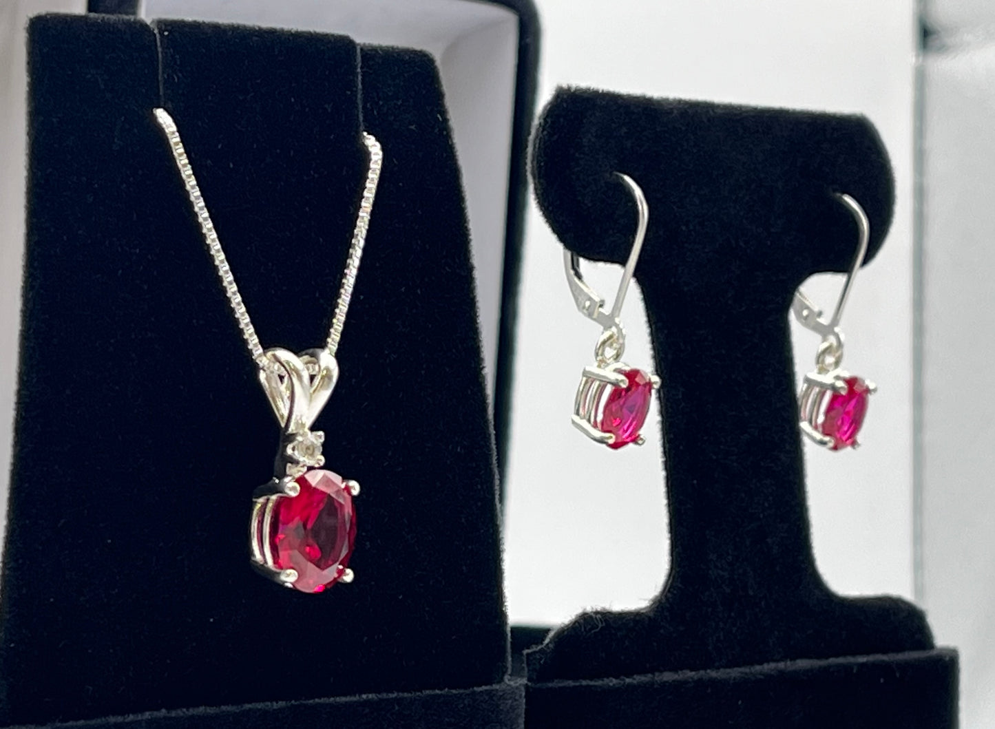 BEAUTIFUL 4ctw Pear Cut London Blue Spinel Earrings December Birthstone Jewelry Gift